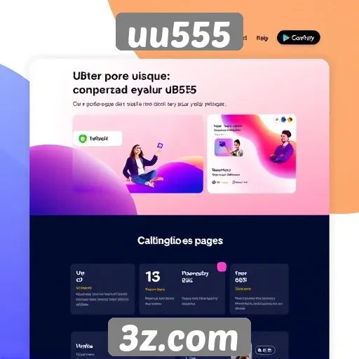 Mudanças na interface do usuário do site uu555